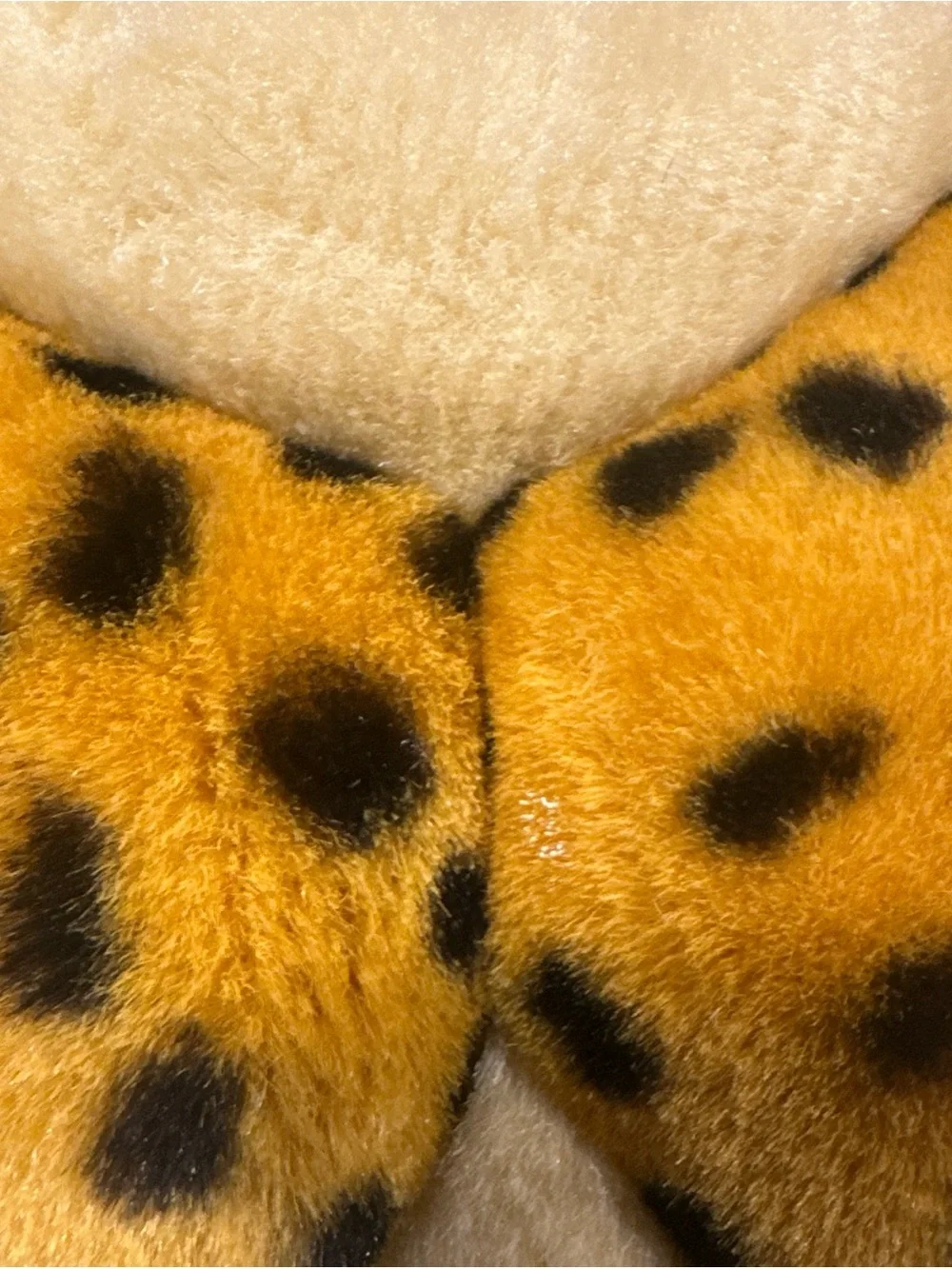 Vintage 1998 Cheetah Plush Pillow - Soft Decorative Throw Pillow